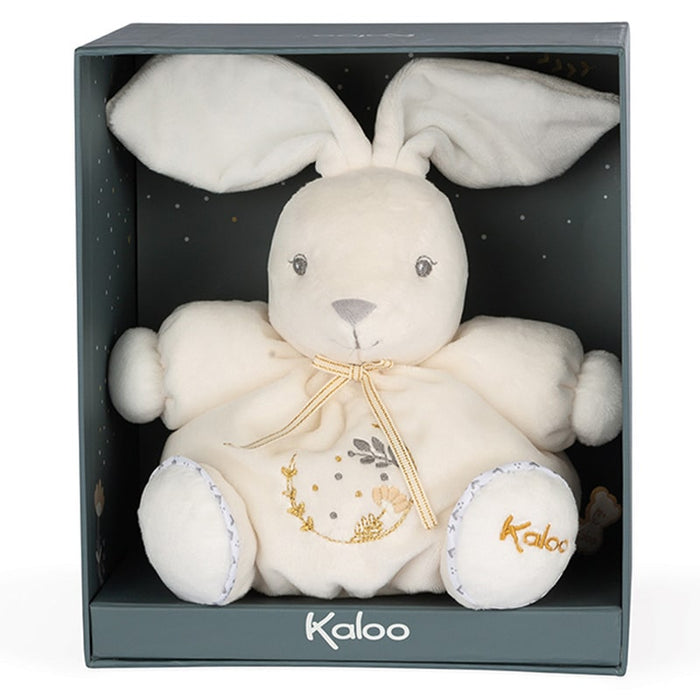 Kaloo Chubby Musical Plush Rabbit for Babies and Toddlers Cream - Small (15 cm/6")