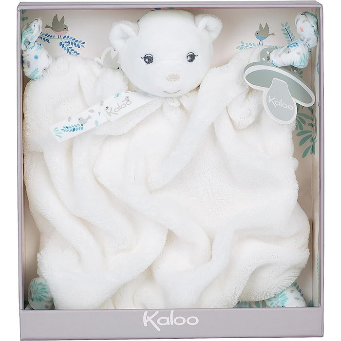 Kaloo Little Bear Comforter Security Blanket Plush Toy Cream Ivory - 20 cm / 8"