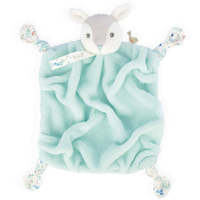 Kaloo Little Fawn Comforter Security Blanket Plush Toy Aqua - 20 cm / 8"