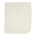 Soft beige baby blanket displayed flat on a white background.