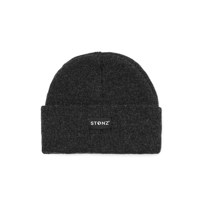 Stonz Baby & Kids Knit Beanie – Heather Charcoal (0–6 Years)