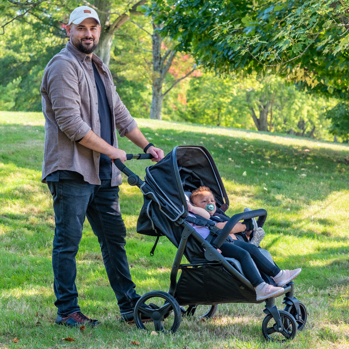 Foundations Gaggle Roadster Duo™ Side-by-Side Double Stroller – Lightweight, Durable 2-Seat Baby Stroller