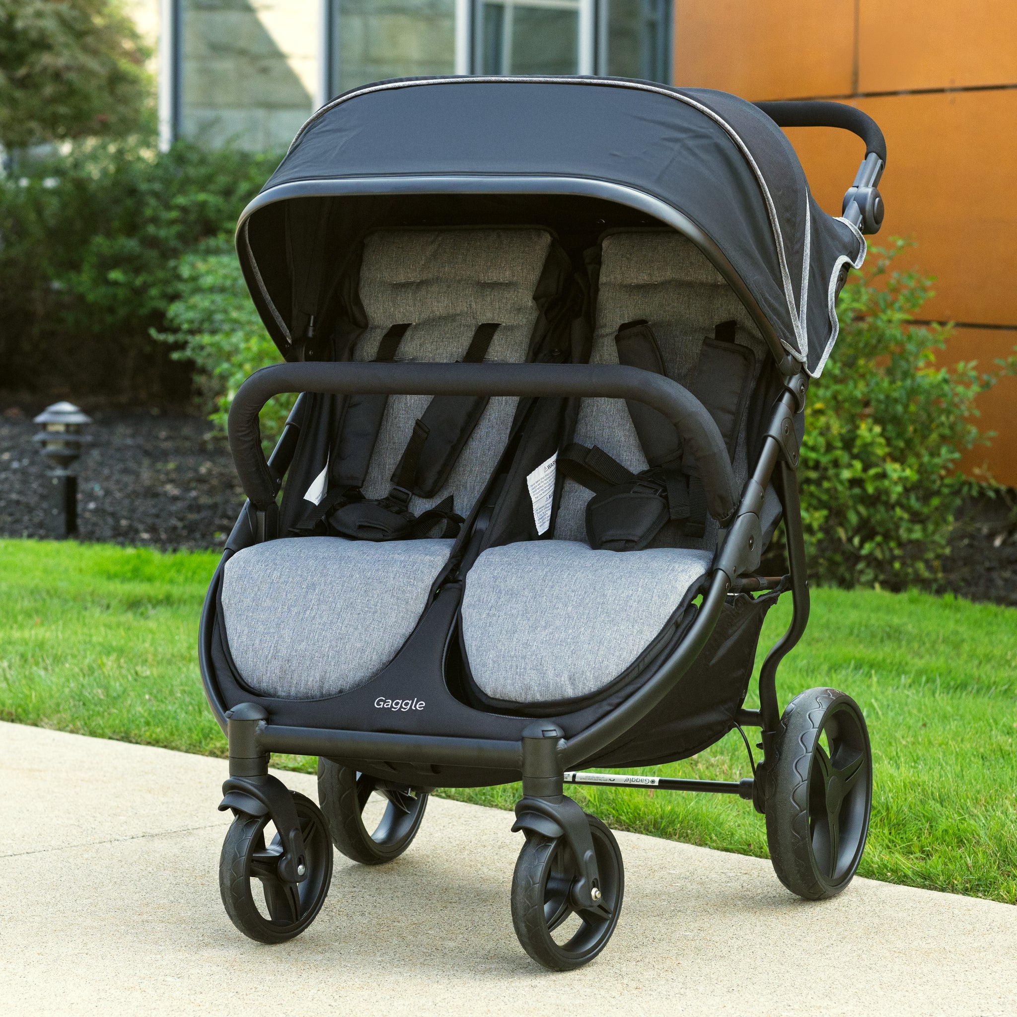 Foundations Gaggle Roadster Duo™ Side-by-Side Double Stroller – Lightweight, Durable 2-Seat Baby Stroller