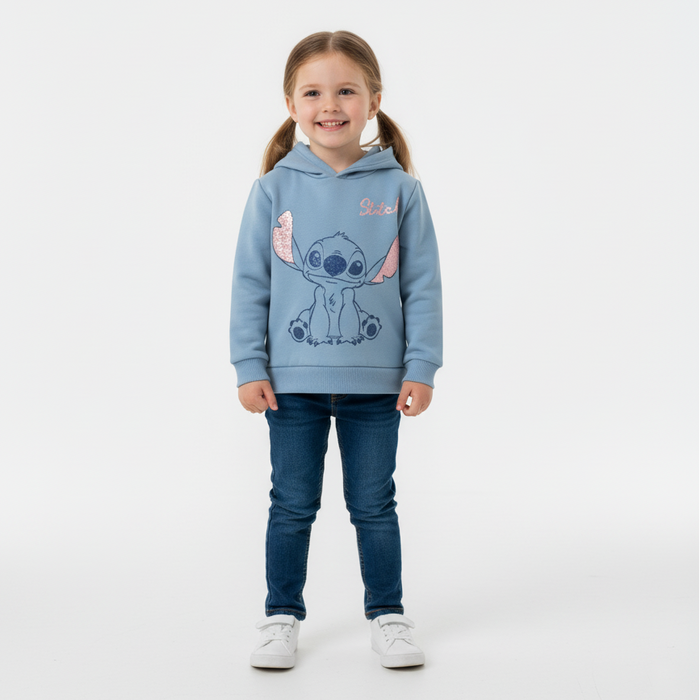 Disney's Stitch Toddler & Girls Hoodie - 2 to 6yrs