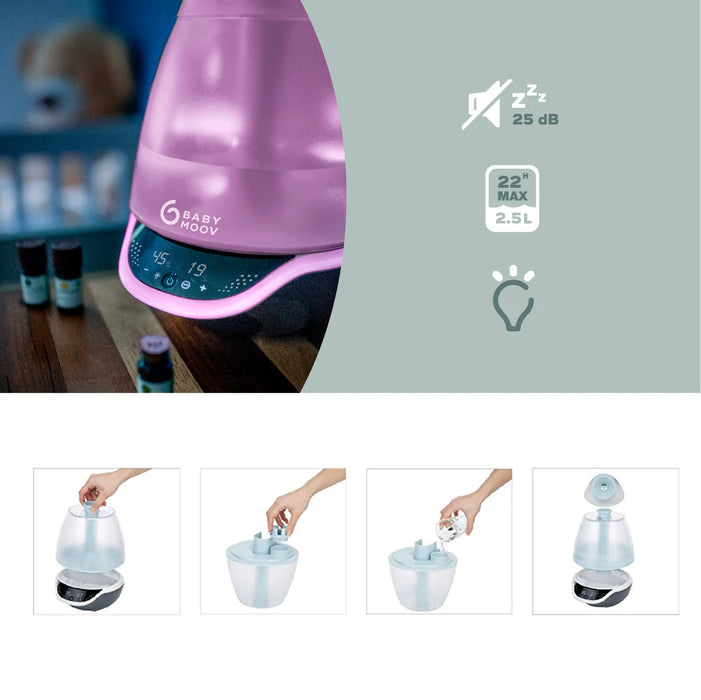 Humidificateur Hygro+  digital 3 en 1 pour bébé de Babymoov