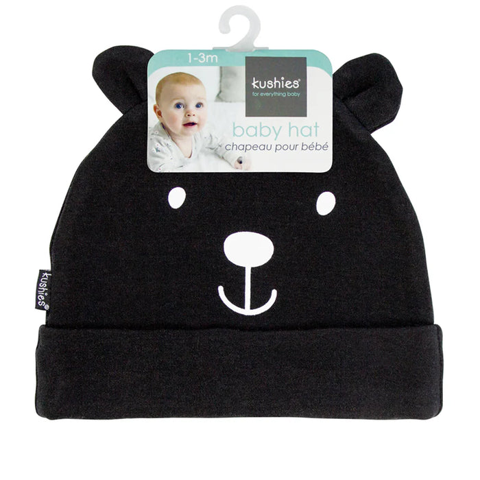 Kushies Baby Bear Hat | 1-6 months