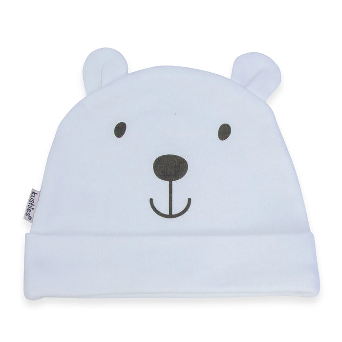 Kushies Baby Bear Hat | 1-6 months