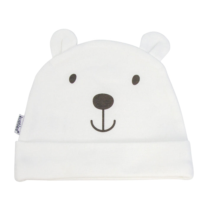 Kushies Baby Bear Hat | 1-6 months