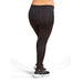 ATHENA black maternity leggings shown on a model standing against a white background.