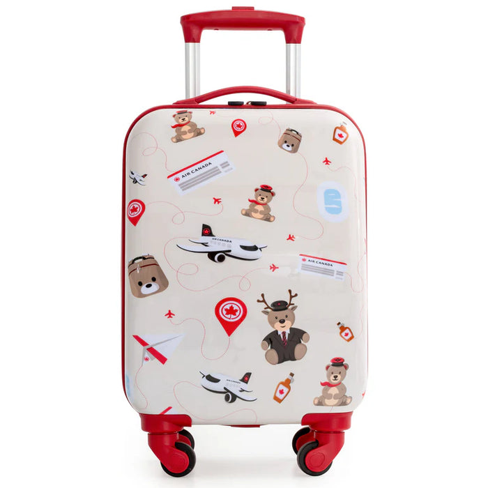 Air Canada® Junior 3-Piece Hardside Carry-On Luggage Set with Backpack & Neck Pillow