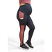 Athena Duo Maternity Leggings shown on a pregnant model with a smartphone in the side pocket.