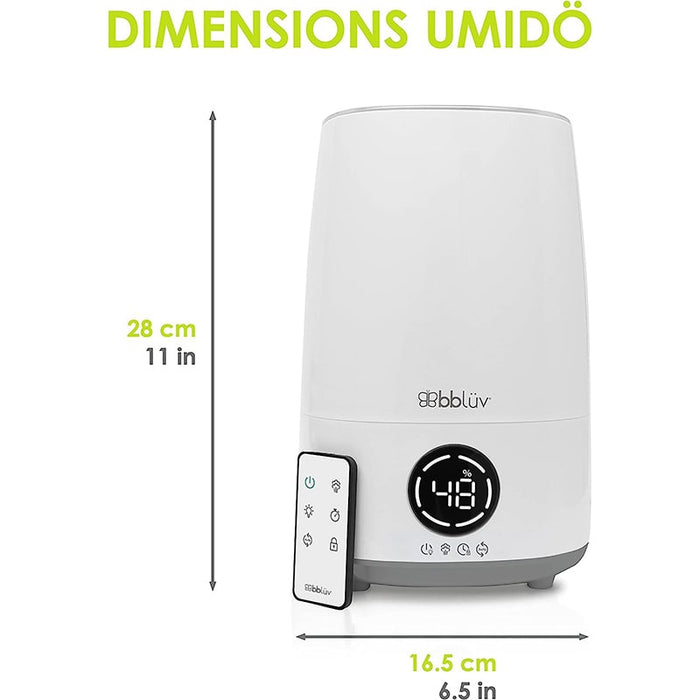 bblüv Umidö - 4-in-1 Ultrasonic Humidifier & Air Purifier for Baby Bedroom