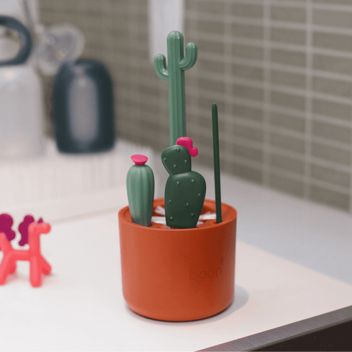 Boon Cacti Baby Bottle Cleaning Brush Set