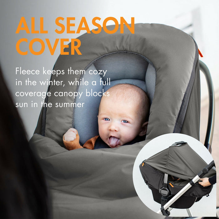 Boon Morph Car Seat Cover - Charcoal