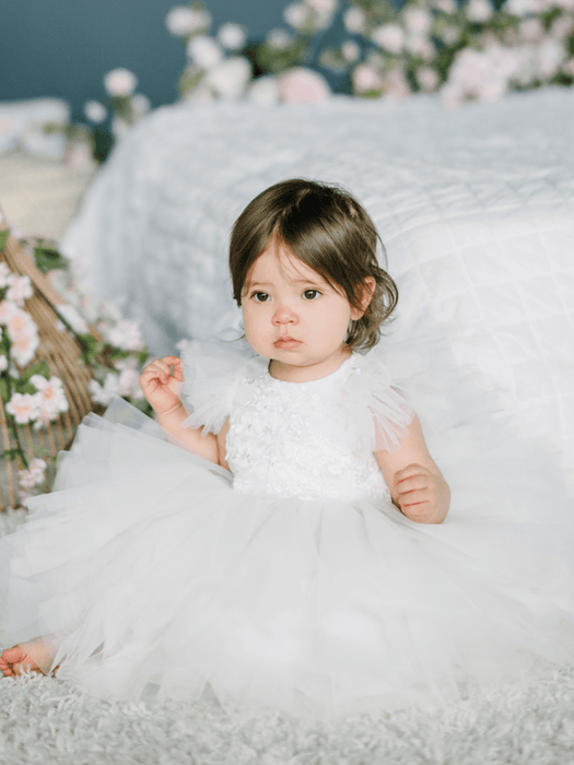 Teter Warm B122N Amity- Baby Girl's Baptism Dress Off White