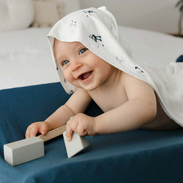 Perlimpinpin Baby Soft Bamboo Hooded Towels