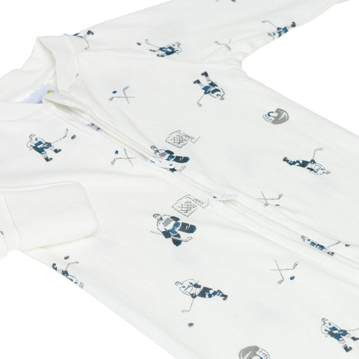 Perlimpinpin 1 Piece Printed Bamboo Baby Footie Pyjama - 0-12m