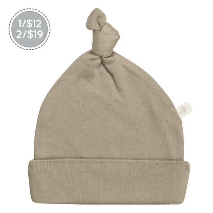 Perlimpinpin Bamboo Baby Knotted Hat - Plain Color