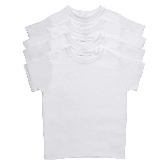 Hanes Boys Tagless Crew Tee - 4pk