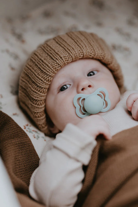 Bibs Couture Collection SILICONE Anatomical Nipple Pacifiers - 2 Pack