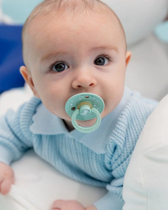 Bibs Original Natural Latex Rubber Pacifiers | ROUND Nipple | x MOOMIN Characters