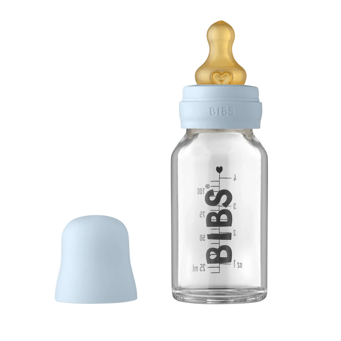 BIBS Baby Glass Bottles Latex 110ml - 1 Pack