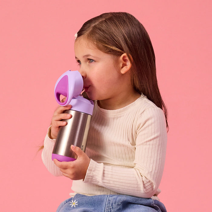 Gourde pour enfants Nûby Soft Straw Canteen – Tasse anti-débordement à couvercle rabattable pour les tout-petants de 18 mois et plus (Copie)