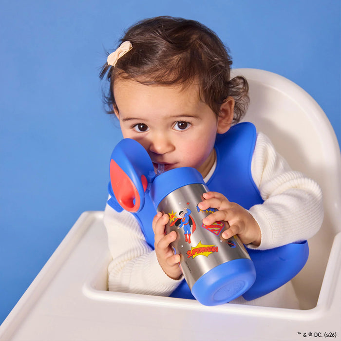 Gourde pour enfants Nûby Soft Straw Canteen – Tasse anti-débordement à couvercle rabattable pour les tout-petants de 18 mois et plus (Copie)