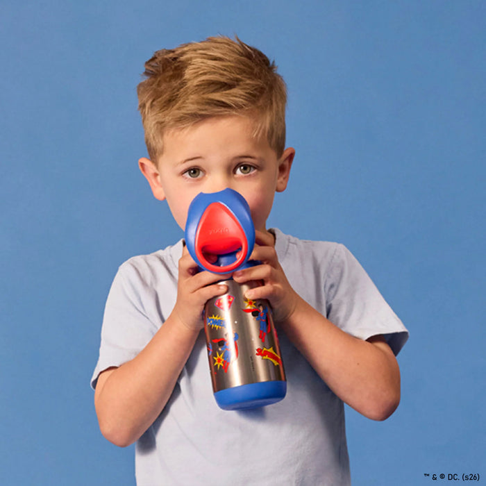 Gourde pour enfants Nûby Soft Straw Canteen – Tasse anti-débordement à couvercle rabattable pour les tout-petants de 18 mois et plus (Copie)
