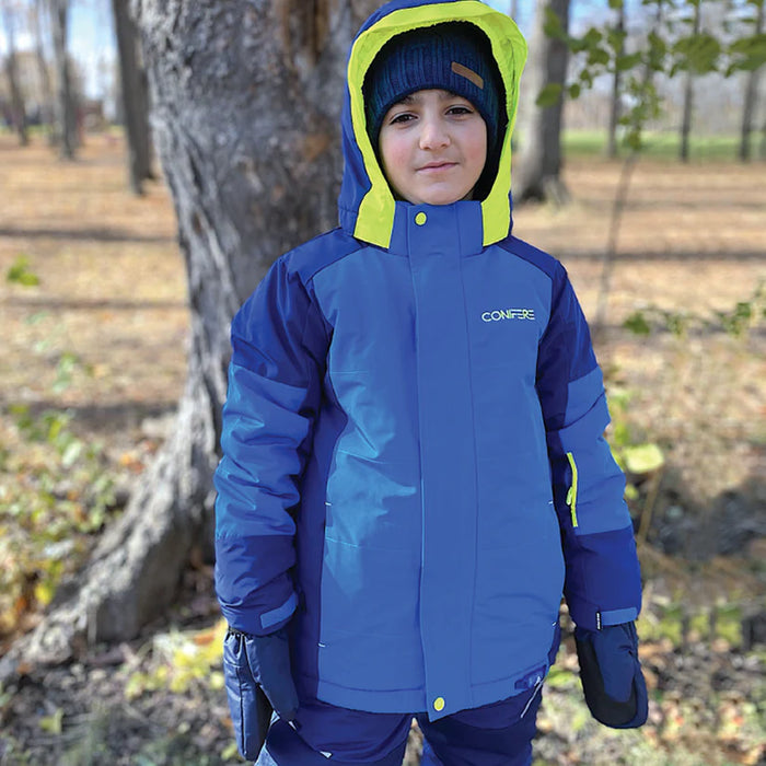 Conifere BROCKEN - Habit de neige noir pour garçon - Bleu (Tailles 10 ans)