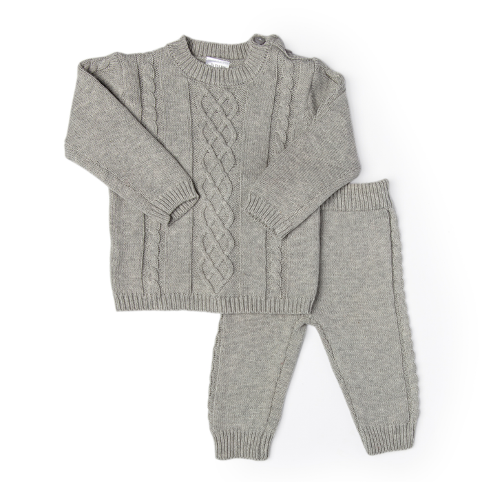 Ensemble pull en maille 2 pièces Baby Mode® | 0M- 9M