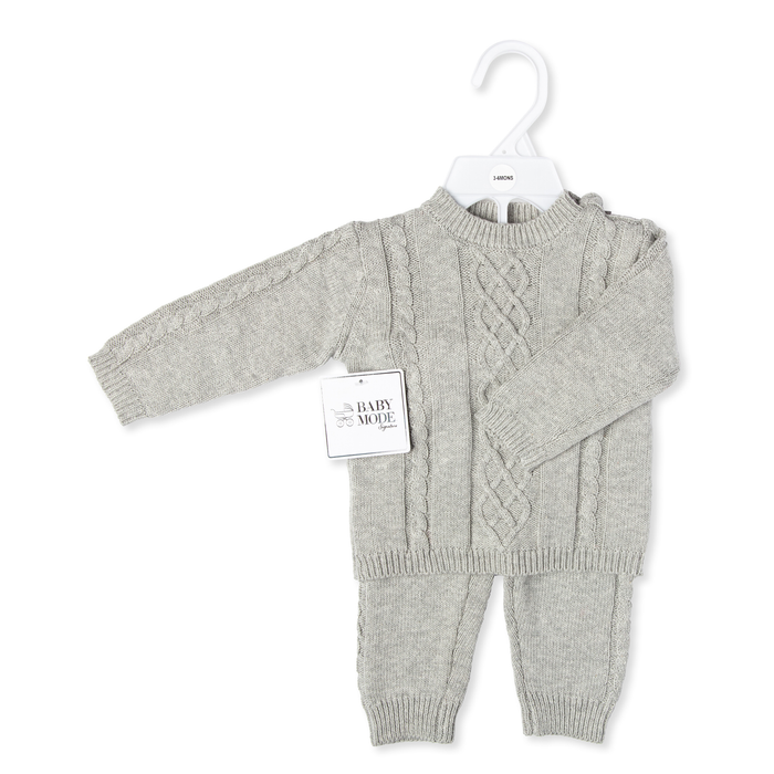 Ensemble pull en maille 2 pièces Baby Mode® | 0M- 9M