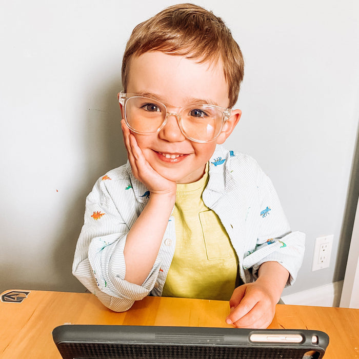 Babyfied Apparel® Screen Glasses Clear - 0-2 yr