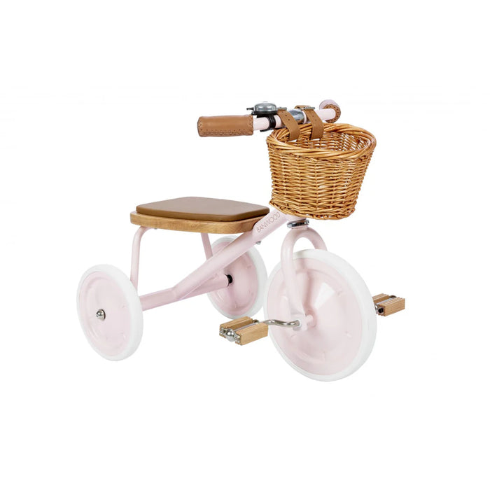Banwood Vintage Kids Tricycle –Classic Trike with Basket 3-6 years