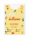 Bellissima ecru white baby tights in retail packaging with colorful design accents.