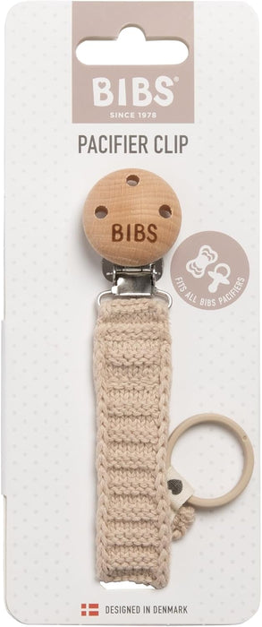 Bibs® Baby Pacifier Clip Knitted