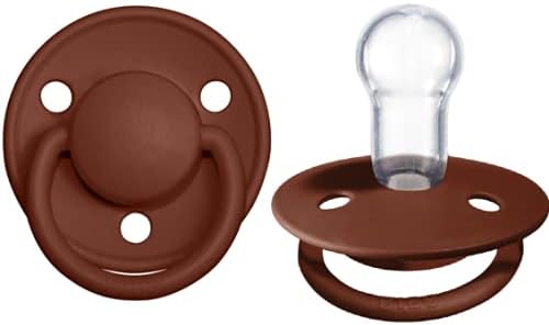 Bibs Original Colour Natural Rubber Pacifiers (1 colour) - 2 Pack