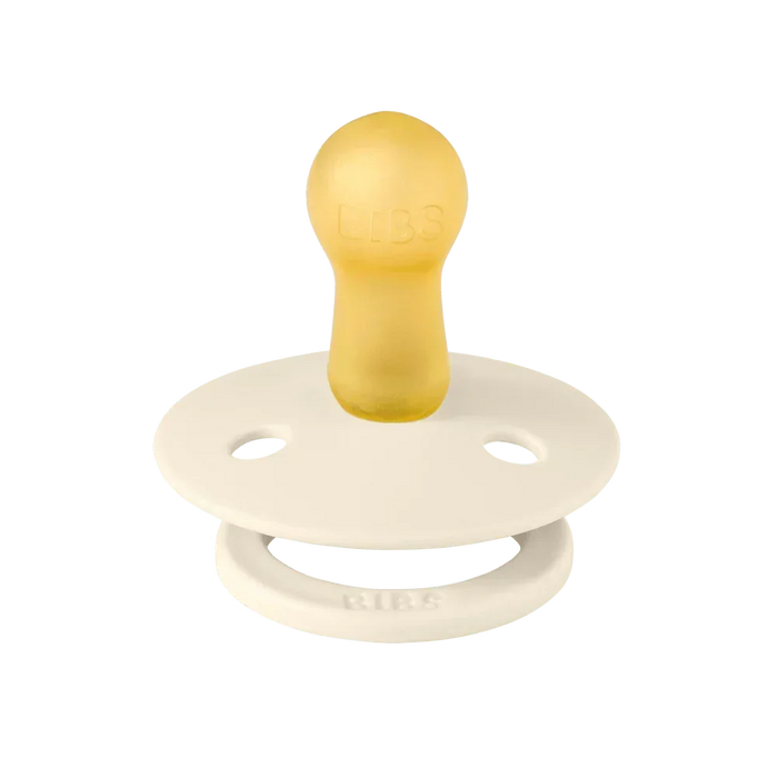 Bibs Original Colour Natural Rubber Pacifiers (1 colour) - 2 Pack