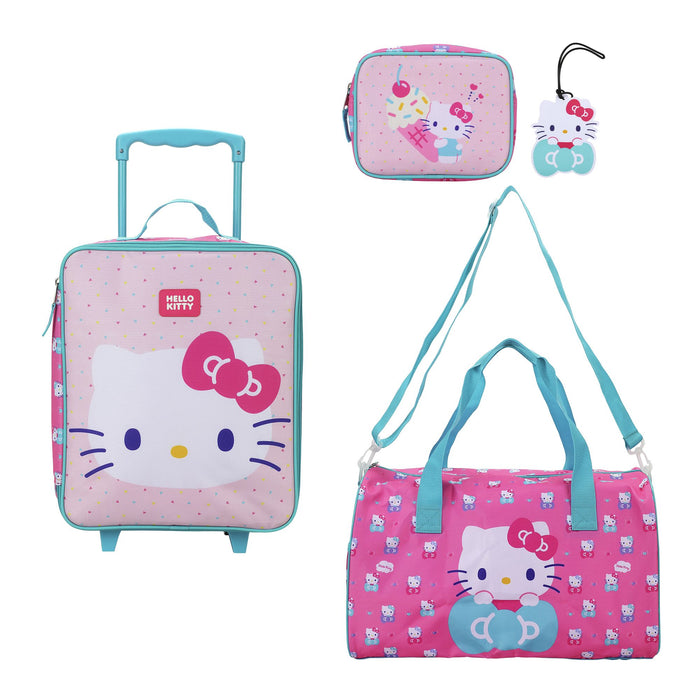 Bioworld® Hello Kitty Core- Youth Luggage set 4-Piece