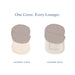 Snuggle me LoungerCurveCover organic cotton muslin