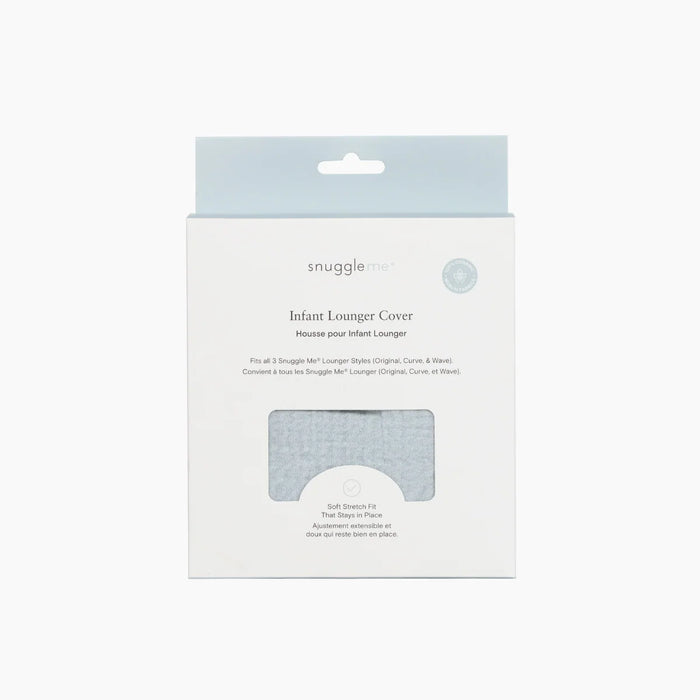 Snuggle me LoungerCurveCover organic cotton muslin