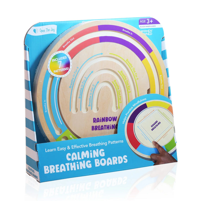 FDMT Open Joy Planche de respiration en bois pour enfants – Outil de pleine conscience et de régulation émotionnelle