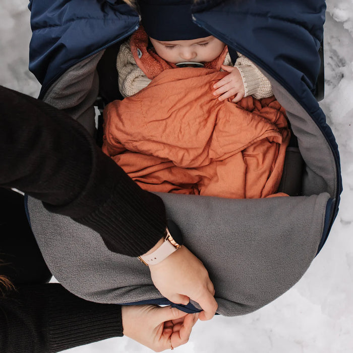 Couvre-sièges d'auto d'hiver pour bébé de Perlimpinpin