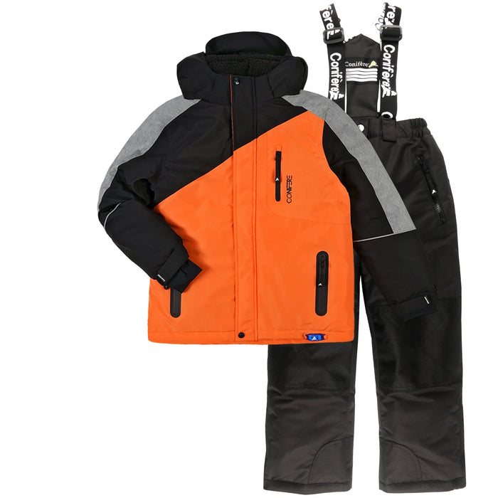 Combinaison de neige Orange Flash pour enfants de Conifère - (Taille 14)