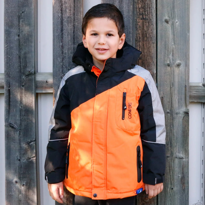 Combinaison de neige Orange Flash pour enfants de Conifère - (Taille 14)