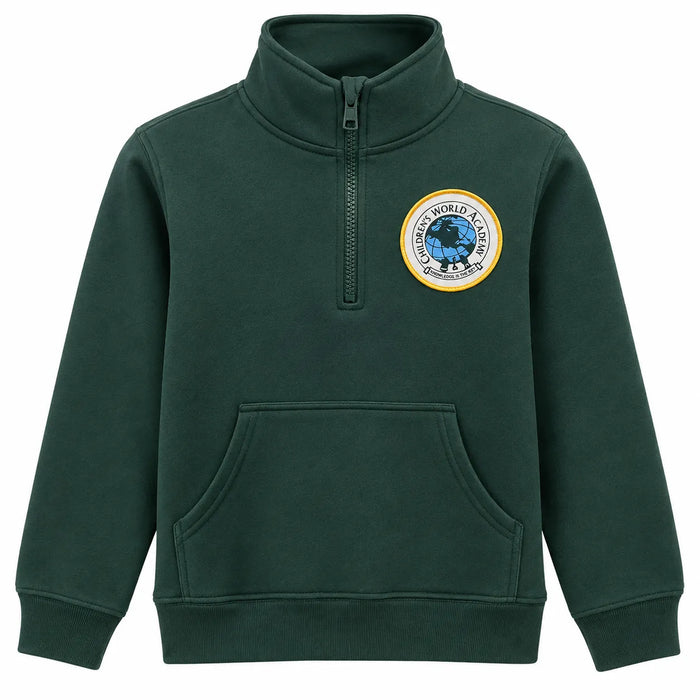 Children’s World Academy® Cardigan with 1/4 Zipper – Sizes 4-20