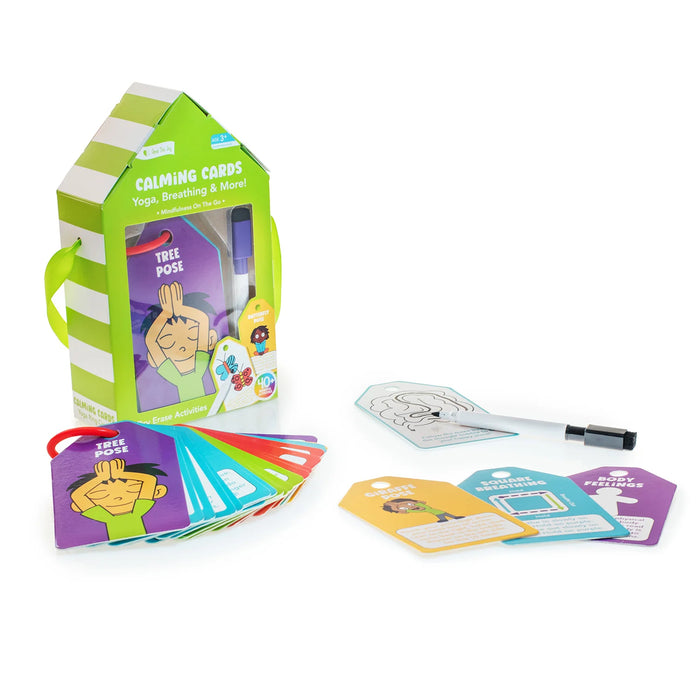 Cartes effaçables à sec Open Joy FDMT – Cartes apaisantes pour enfants | Régulation émotionnelle et pleine conscience