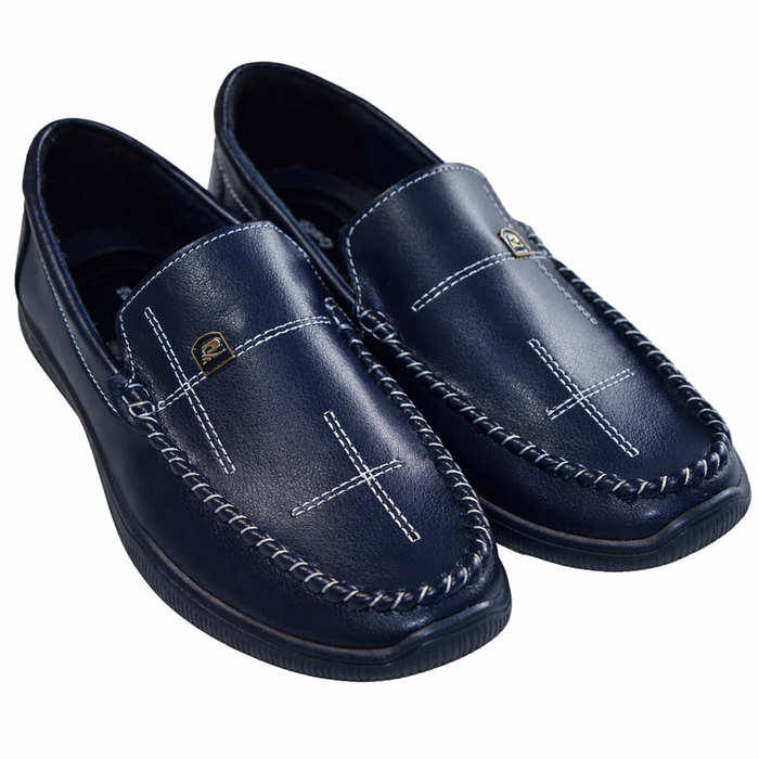 Formal Wear Teen & Young Adult Dress Loafers – Black , Cognac & Navy | Classic Slip-On Style EU - Sizes 39 to 44