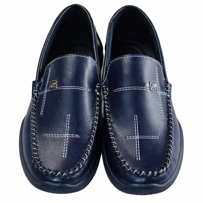 Formal Wear Teen & Young Adult Dress Loafers – Black , Cognac & Navy | Classic Slip-On Style EU - Sizes 39 to 44