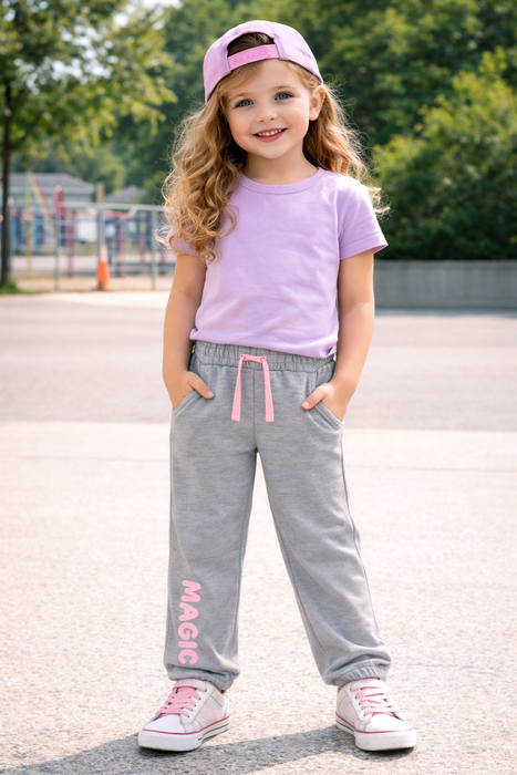 Green Jeans Toddlers and Girls Fleece Jogger Pants - 4 to 6x